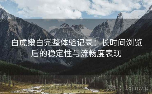 白虎嫩白完整体验记录：长时间浏览后的稳定性与流畅度表现