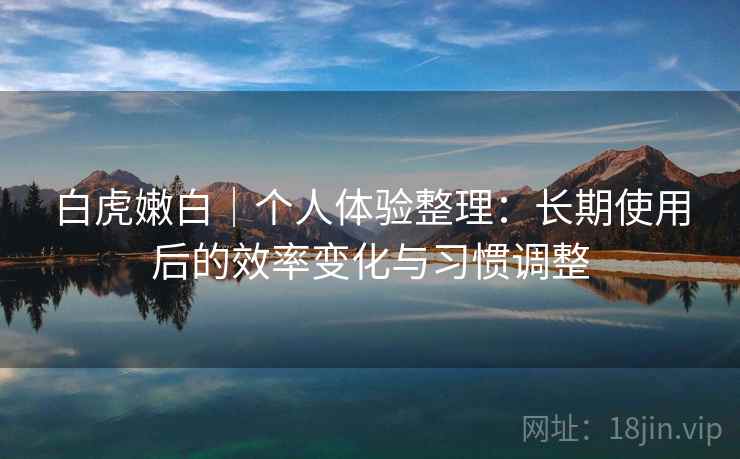 白虎嫩白｜个人体验整理：长期使用后的效率变化与习惯调整