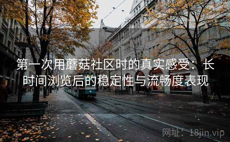 第一次用蘑菇社区时的真实感受:长时间浏览后的稳定性与流畅度表现 第一次用蘑菇社区时的真实感受:长时间浏览后的稳定性与流畅度表现