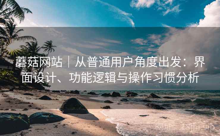 蘑菇网站｜从普通用户角度出发：界面设计、功能逻辑与操作习惯分析